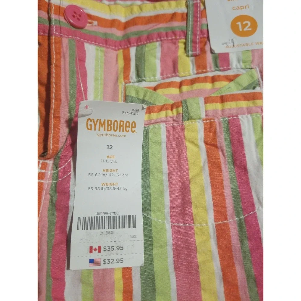 Gymboree‎ tea time afternoon capris 12 nwt